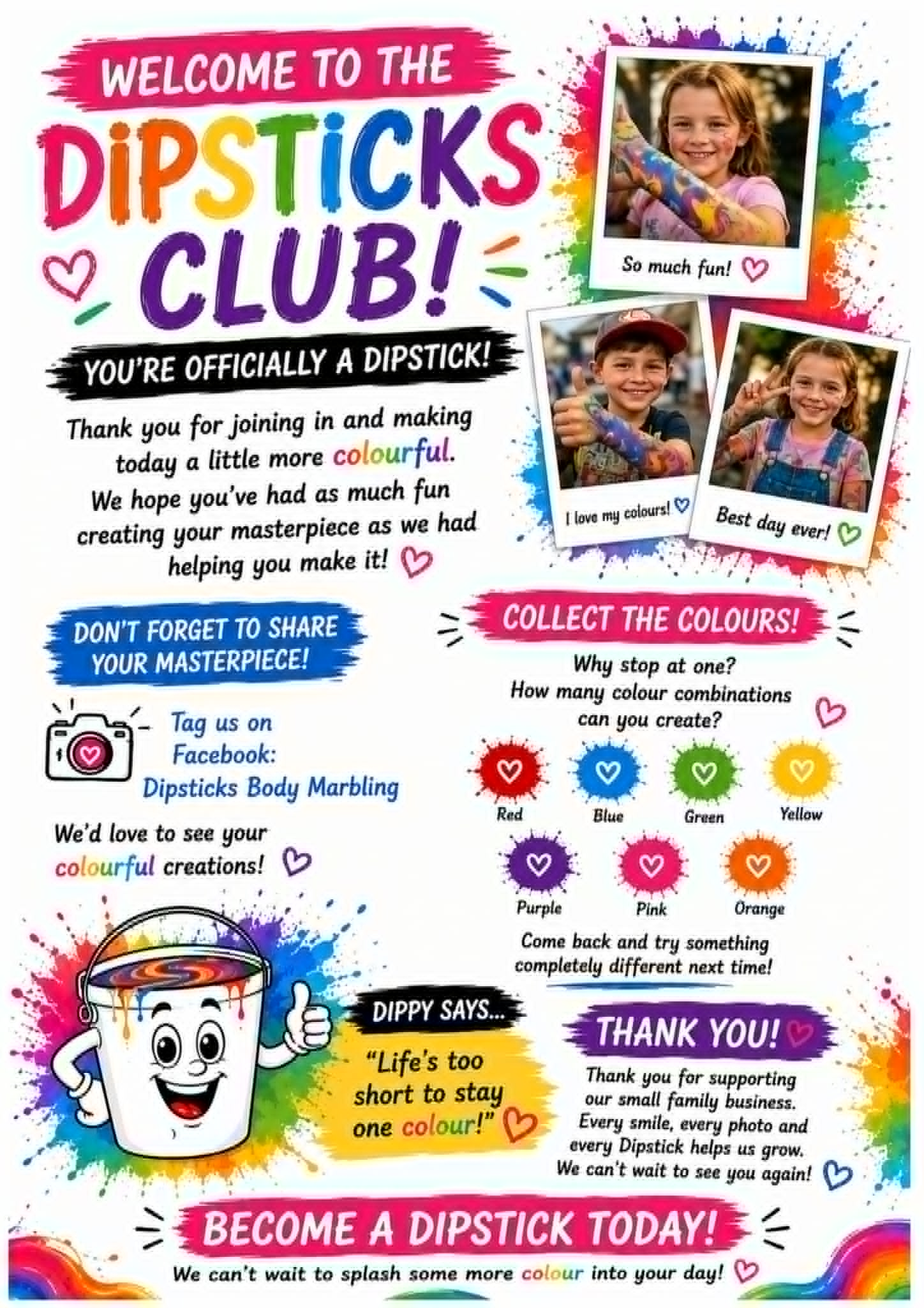 Welcome to the Dipsticks Club poster